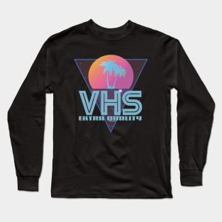 VHS "Extra Quality" #1 Long Sleeve T-Shirt